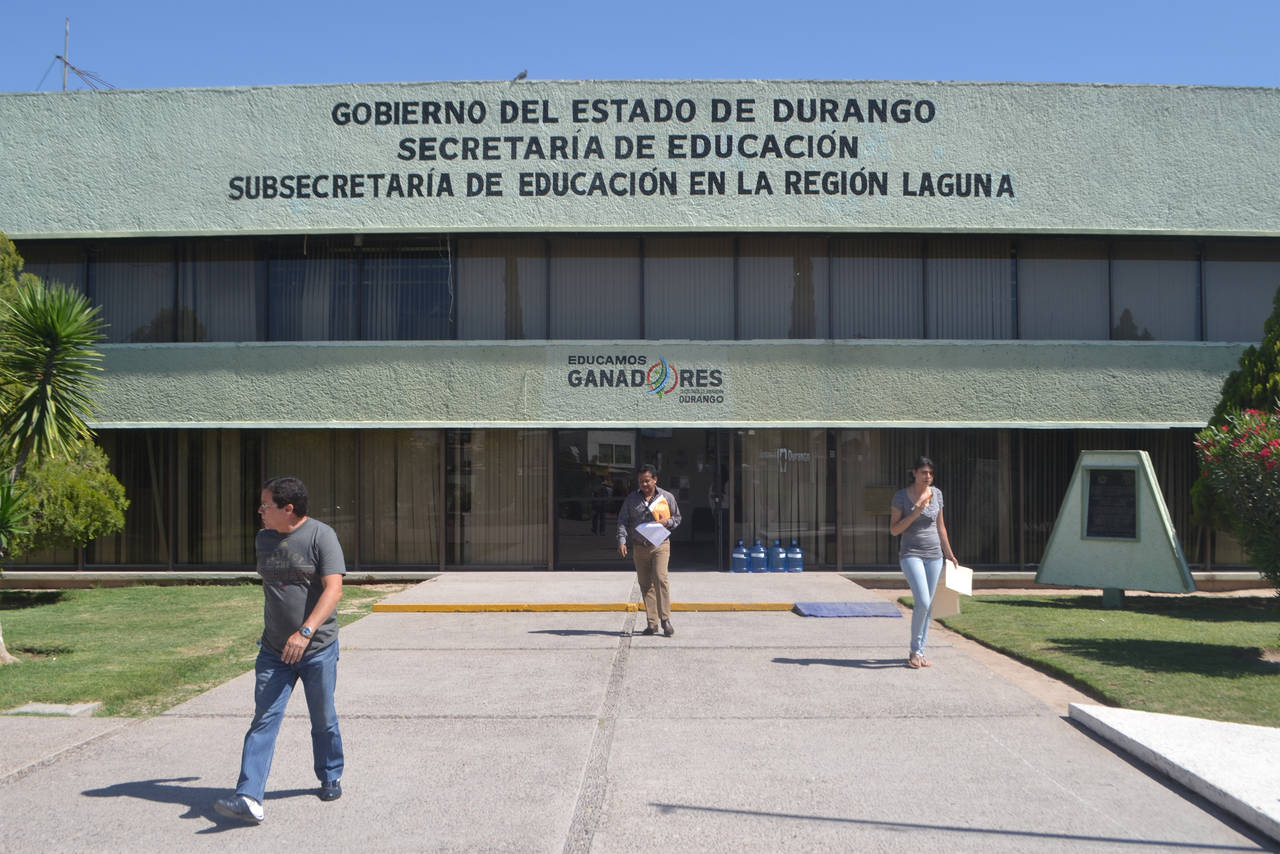 Manifestaciones. Por estas mismas inconformidades, la Sección 44 del SNTE ya se ha movilizado al interior de la Subsecretaría de Educación en la Comarca Lagunera de Durango. (EL SIGLO DE TORREÓN)