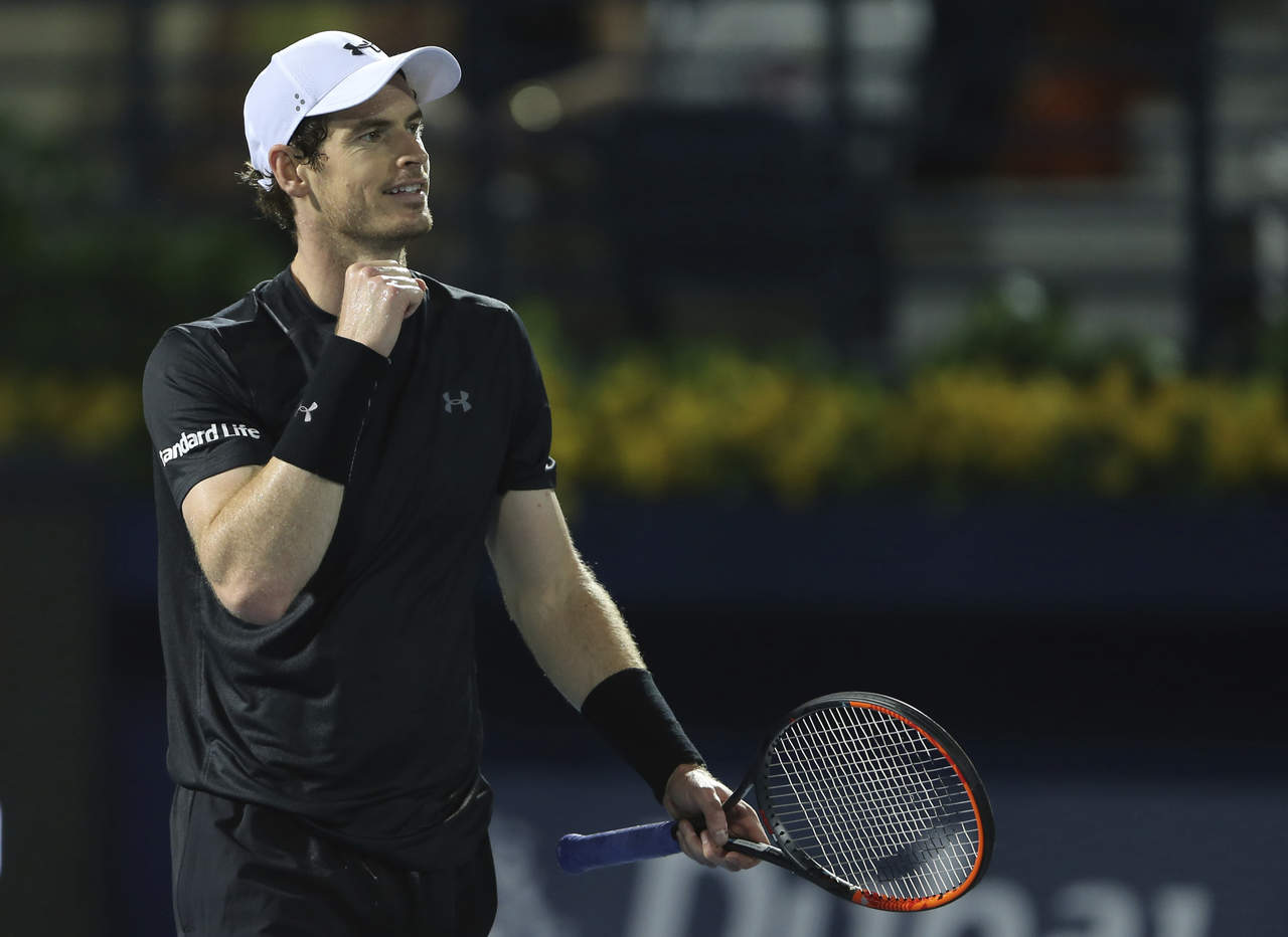 Andy Murray se coronó recientemente en el torneo de Dubái. (AP)