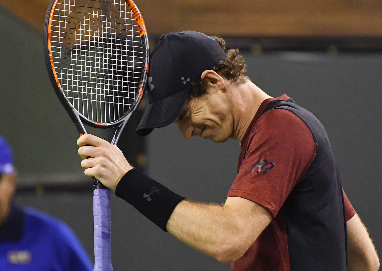 Andy Murray cayó el sábado 4-6, 6-7 ante el canadiense Vasek Pospisil. (AP)