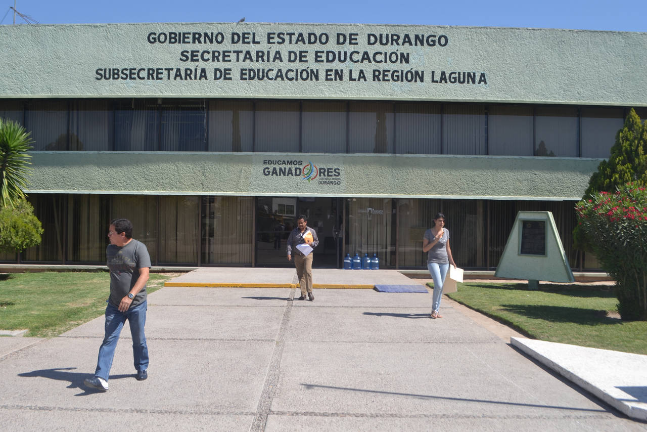 Postura. La Subsecretaría de Educación en la región Lagunera de Durango precisó que el adeudo corresponde a la compensación del programa de Escuelas de Tiempo Completo. 