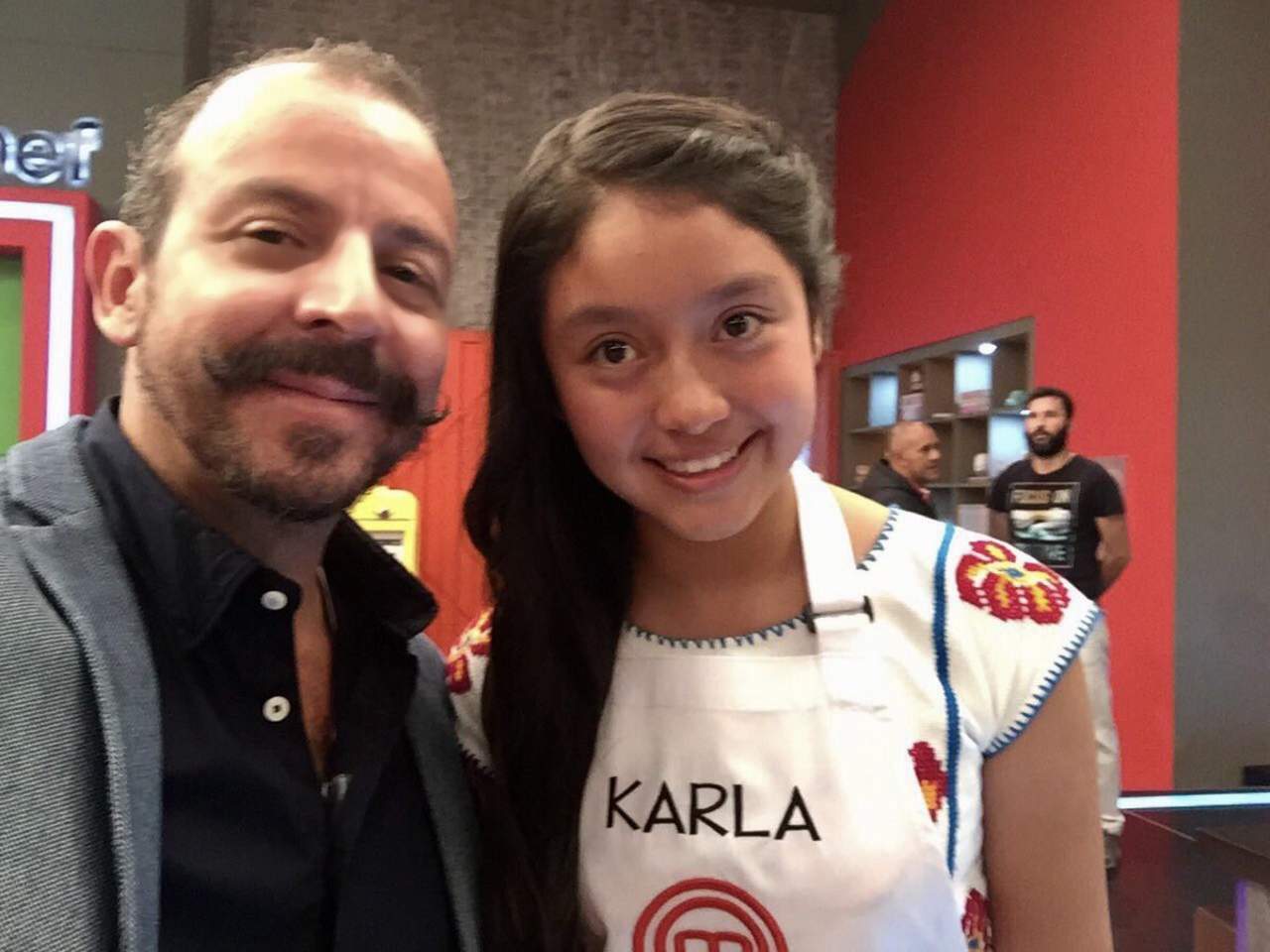 Karla originaria de Oaxaca se despidió de sus compañeros y los jueces. (ESPECIAL)

