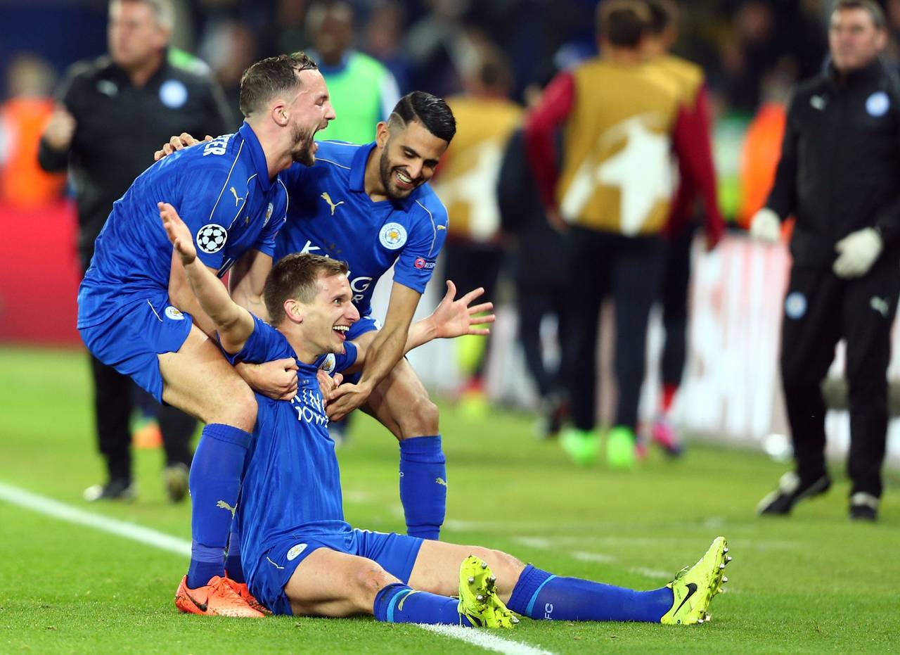 Leicester es el único equipo inglés que sigue con vida en la Champions; eliminó a Sevilla en octavos de final. (EFE)