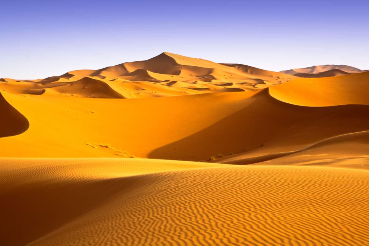El Sahara cubre nueve millones de kilómetros cuadrados. (INTERNET)