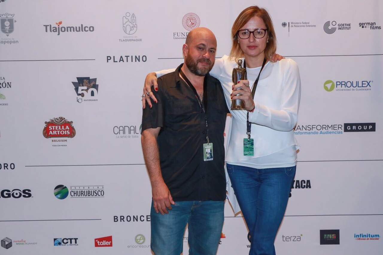 González agradeció el premio a una película que él considera era una deuda que tenía con su oficio de presentar la realidad en las pantallas. (TWITTER)