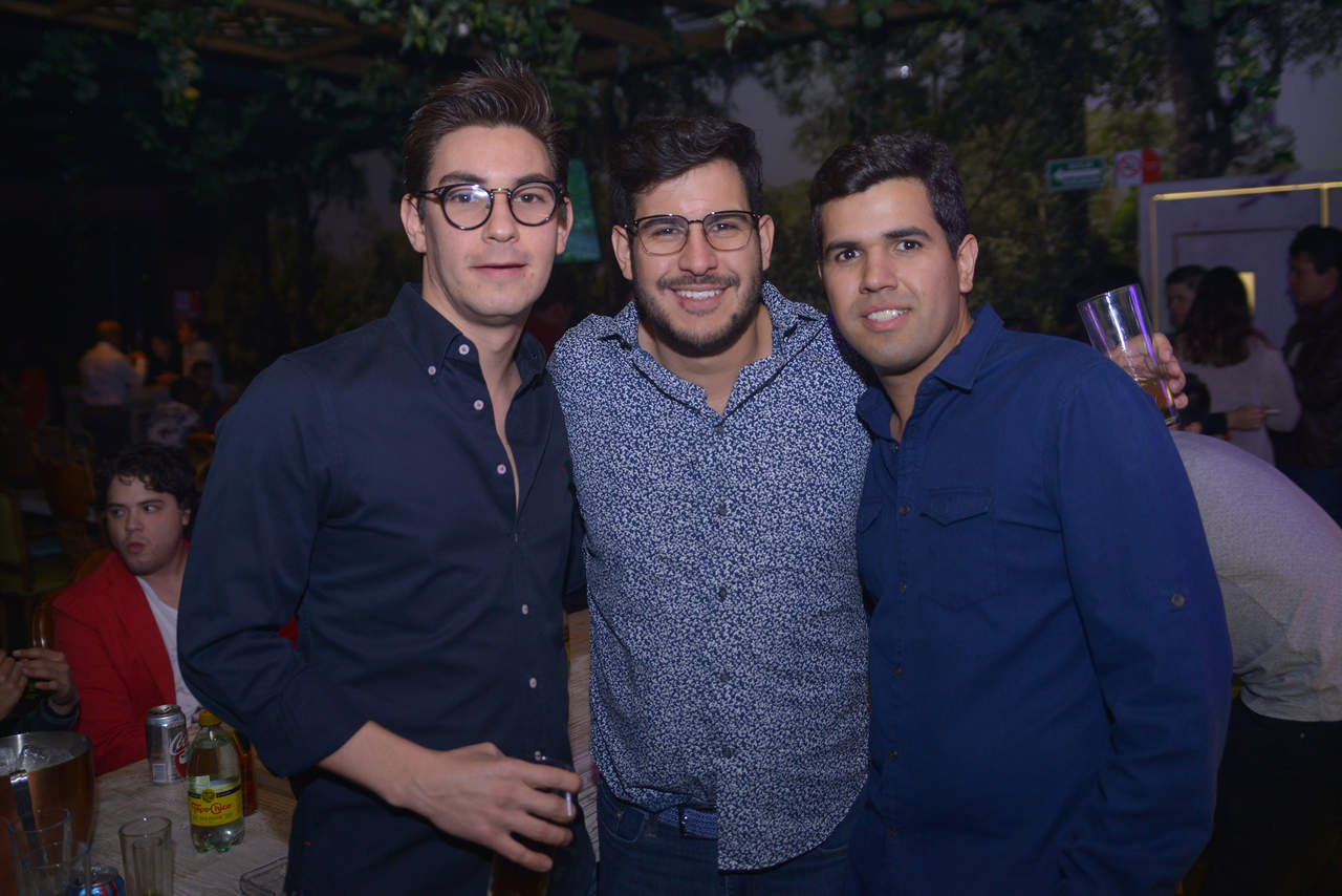 Toño, Eugenio y Paco.