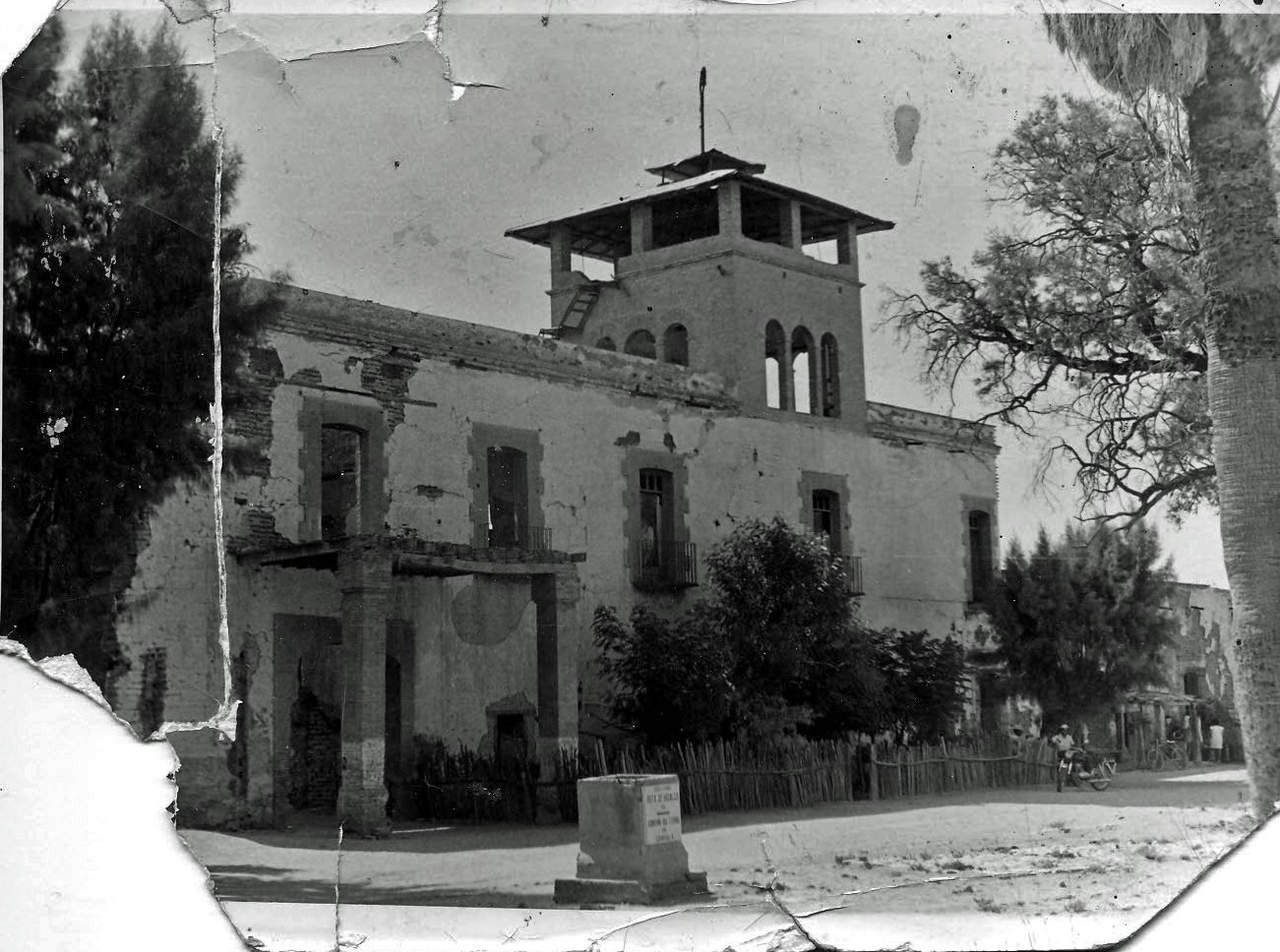 La casa grande de la hacienda de Santa Ana de los Hornos.
