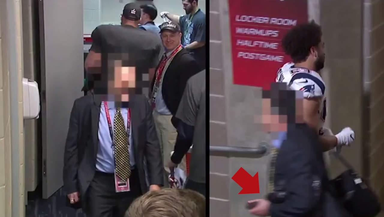 Circula video del robo del jersey de Tom Brady