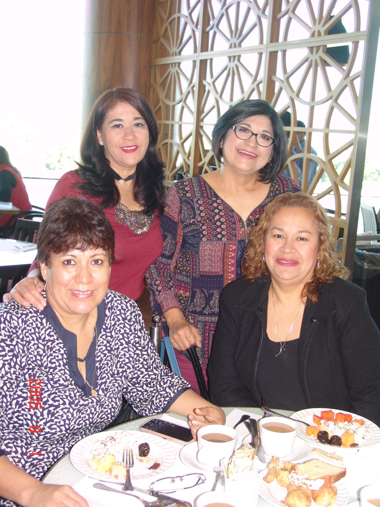 Rita, Francisca, Susy y Rosario.