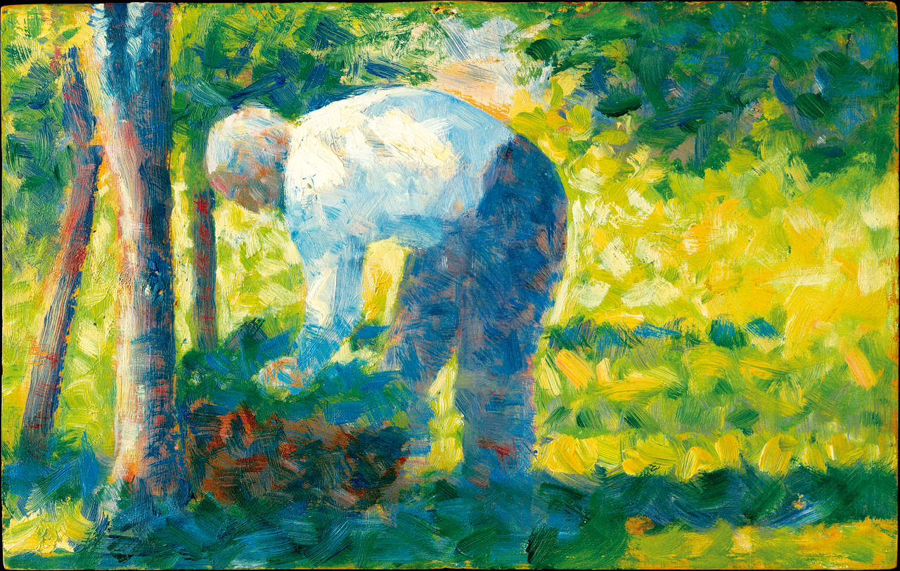 El Jardínero de Georges Seurat. Foto: Bequest of Miss Adelaide Milton de Groot