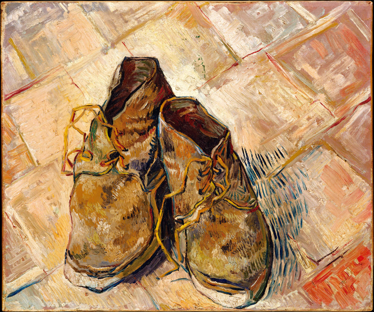 Zapatos de Vincent van Gogh (1888). Foto: Regalo Fundación Annenberg
