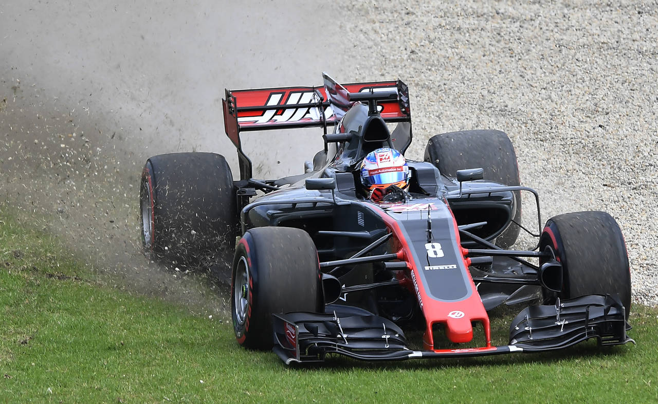 Romain Grosjean, piloto de la escudería Haas. La Fórmula Uno está de regreso