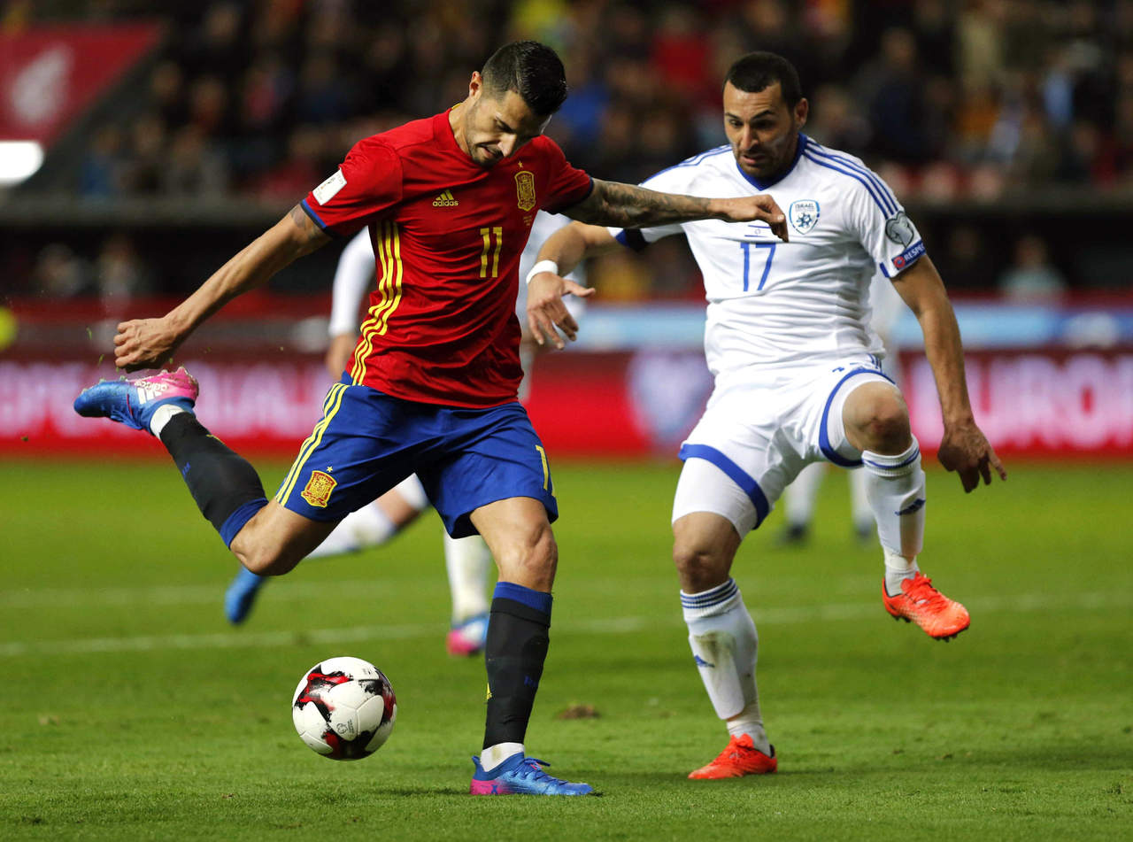 Víctor Machin 'Vitolo' anotó el segundo gol de la selección española. (EFE)