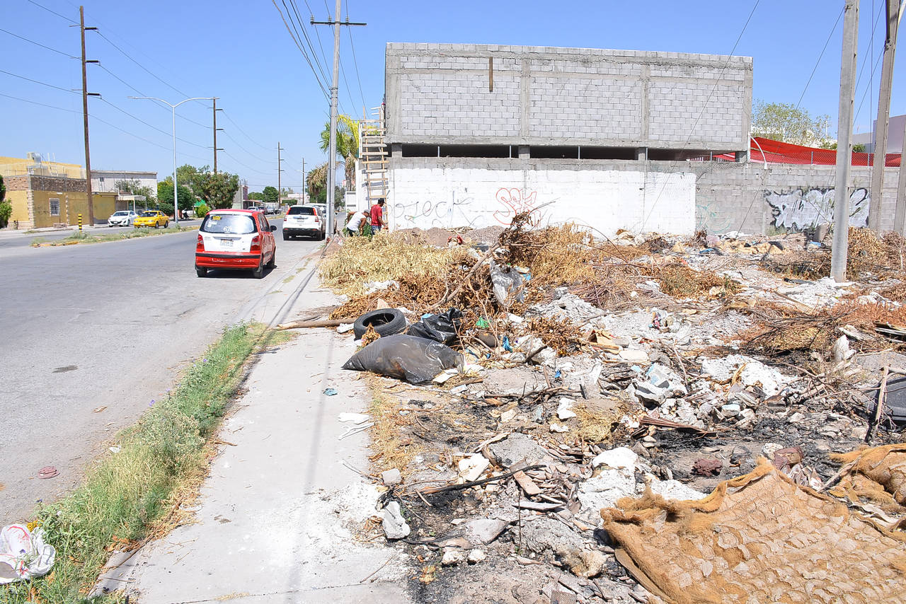 Residuos. En la región, es común ver lotes baldíos que han sido tomados como basureros. (ARCHIVO)
