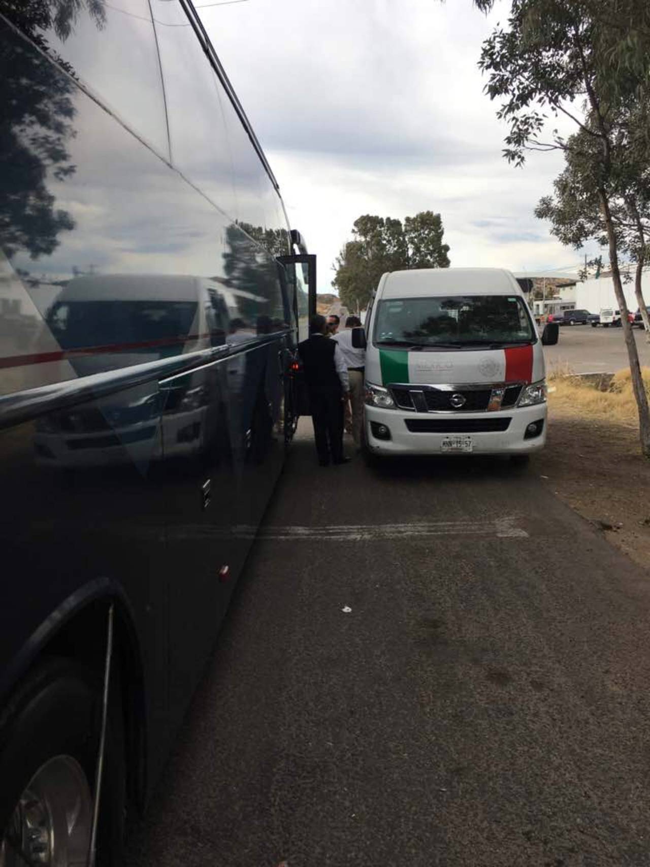 Operativo. El rescate fue a la altura del entronque de Santa Clara, sobre la carretera de Fresnillo, Zacatecas a Cuencamé, Durango.
