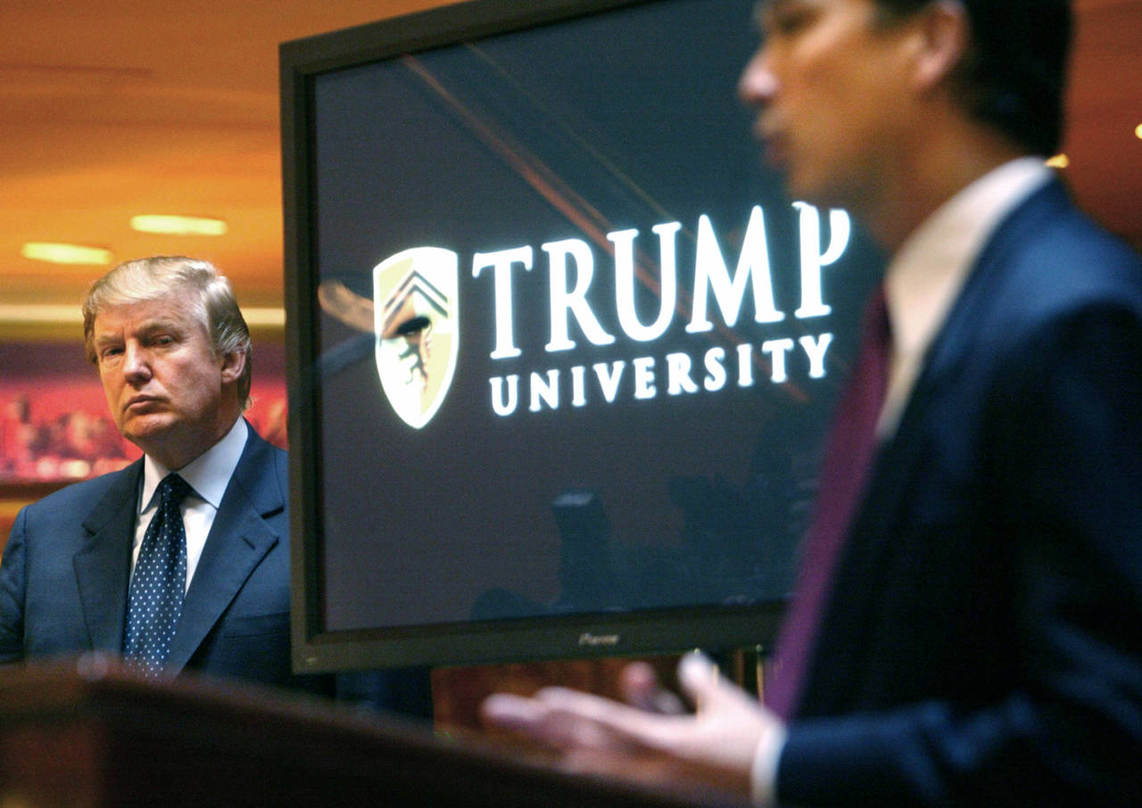 Derrota. Trump confiaba en ganar el juicio contra su universidad. (ARCHIVO)