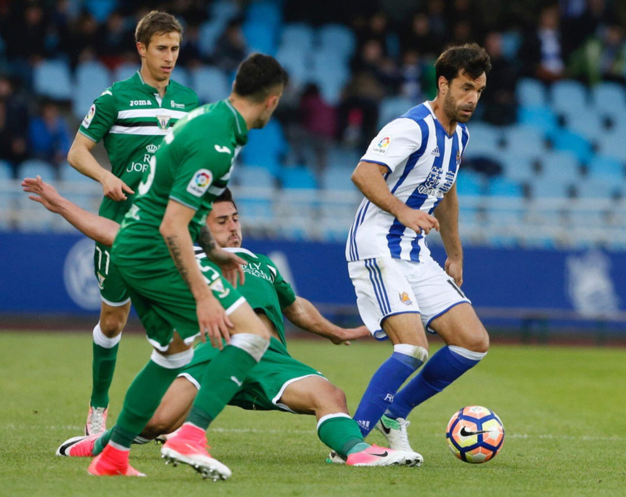 El conjunto de Real Sociedad empató 1-1 ante Leganés. (EFE)