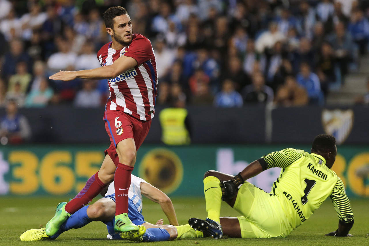 Jorge Resurección anotó el primer gol del Atlético. (EFE)