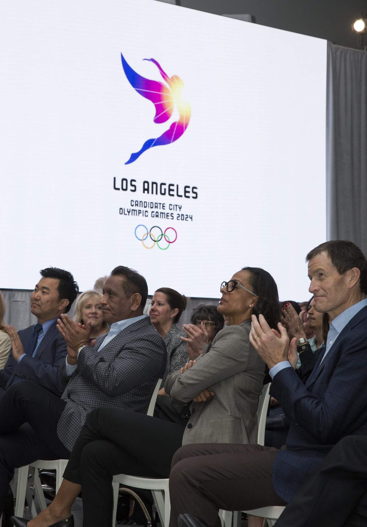 Los Angeles compite con París por la organización de los Juegos Olímpicos de verano del año 2024.
