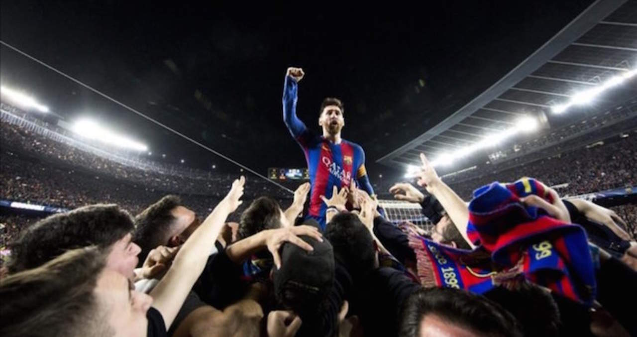 Mexicano da a Messi foto de festejo en remontada ante PSG