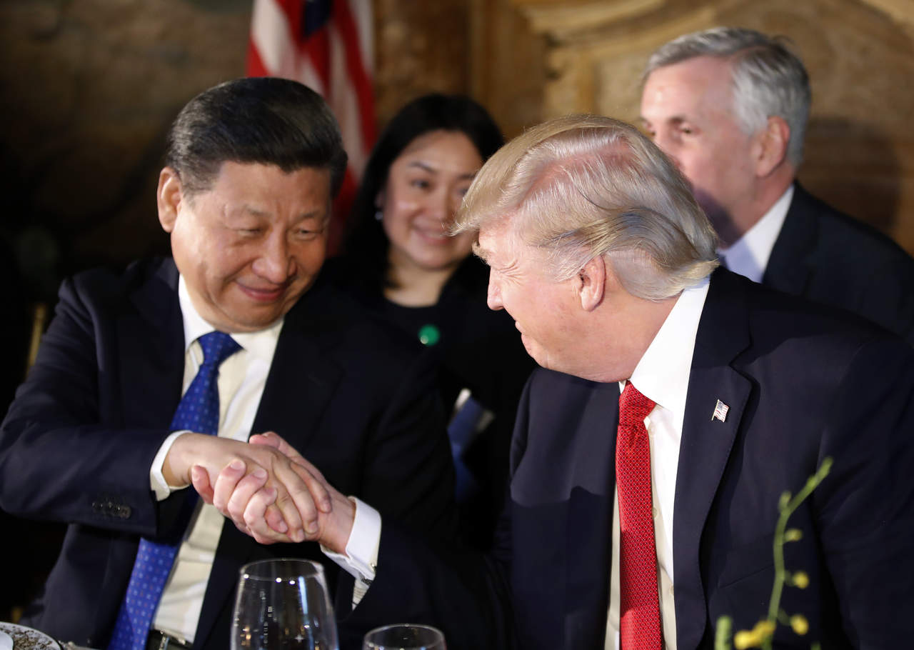 Encuentro. Trump dijo que durante las primeras horas del encuentro, él y Xi Jinping tuvieron ya una ‘larga discusión’.