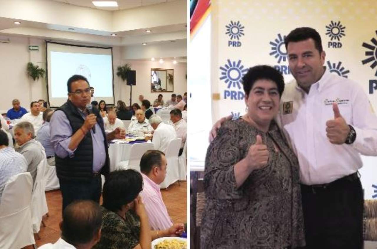 Mary Telma Guajardo, candidata del PRD, así como Javier Guerrero, candidato independiente, iniciaron su gira por el norte de Coauhila. (ESPECIAL)