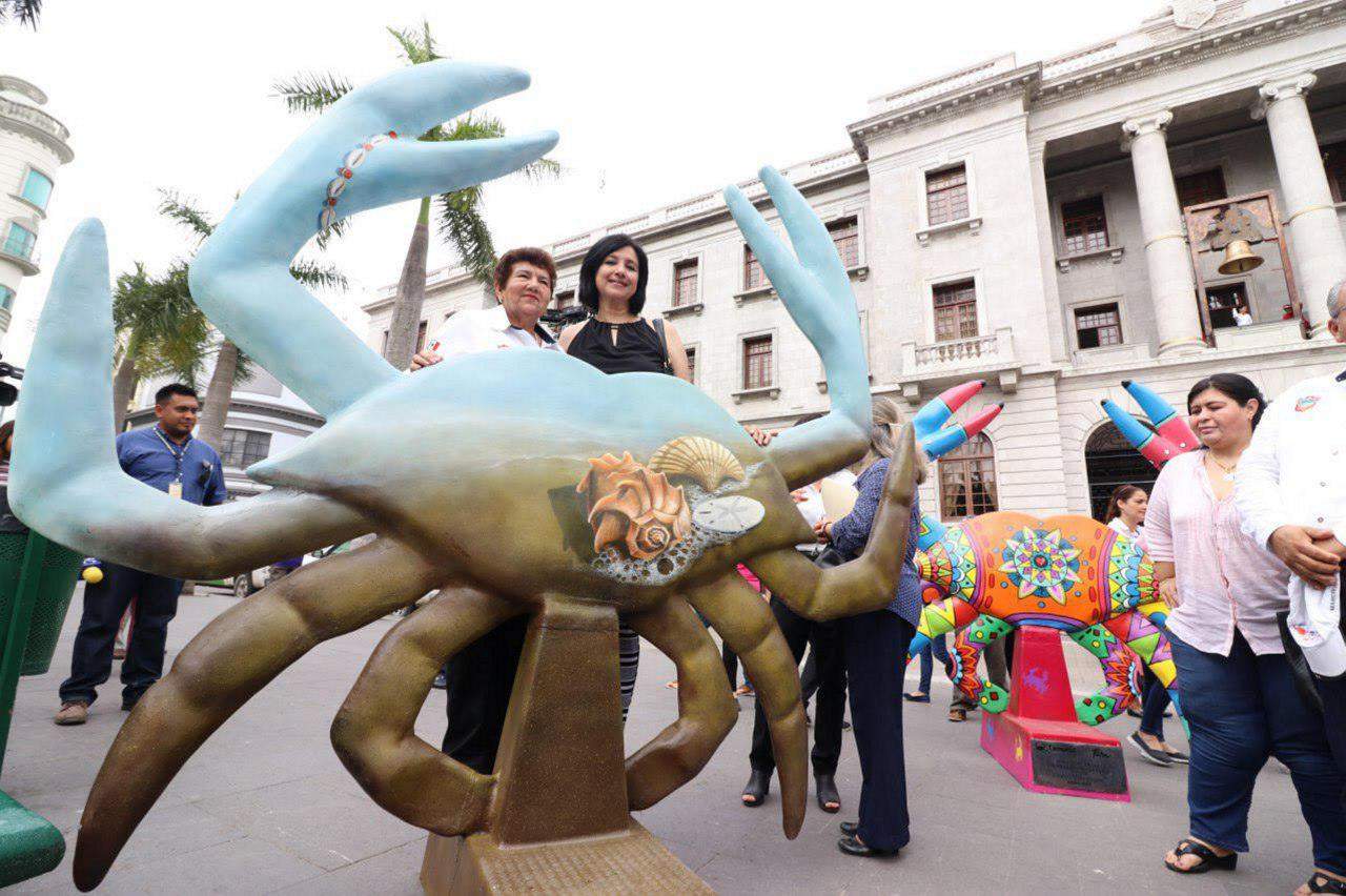 Exposición.“Orgullo Jaibo” presenta 12 esculturas.
