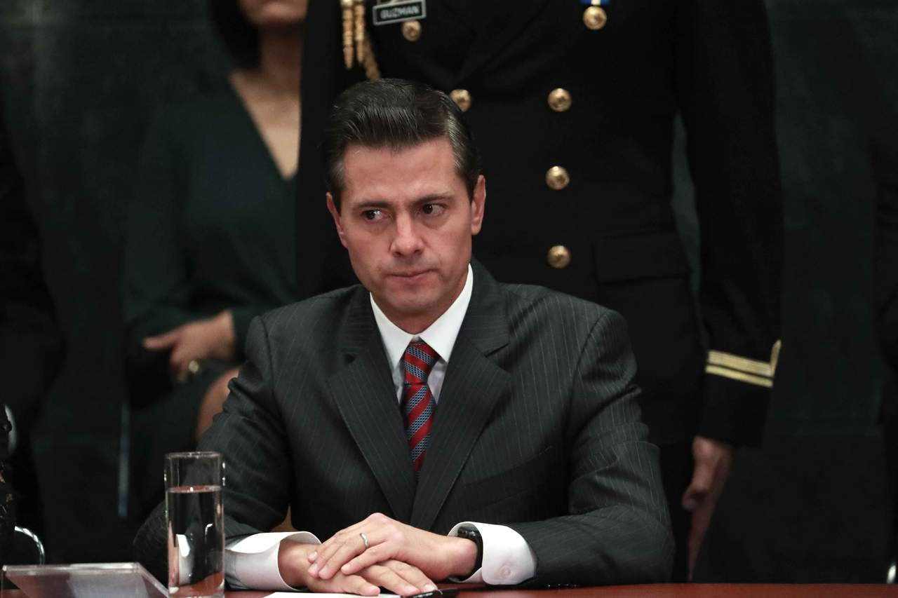Por su parte, Enrique Peña Nieto no ha otorgado declaraciones concretas acerca de los hechos que actualmente se presentan en México, a excepción de reacciones tibias. (ARCHIVO)