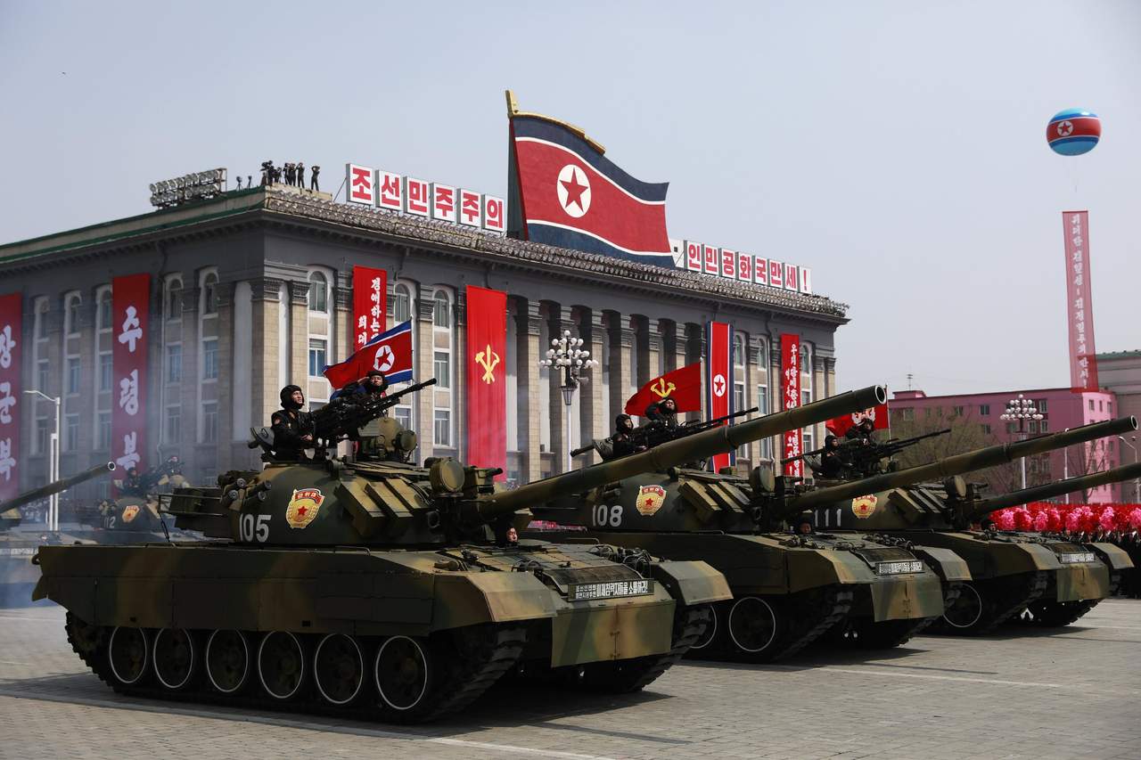 Norcorea lanzó el mensaje a Estados Unidos de que el país está preparado para la guerra en caso de agresión. (EFE)