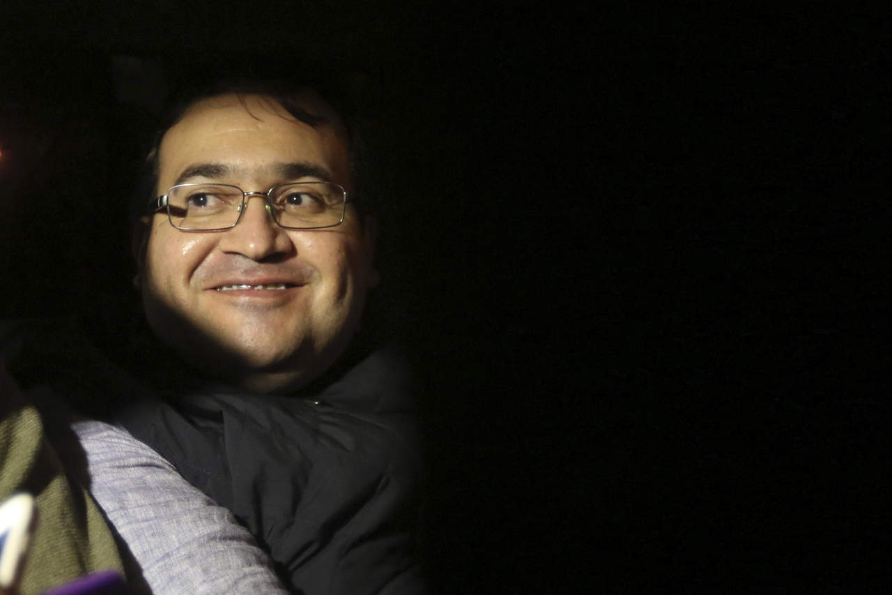Javier Duarte estuvo sonriente al momento de su detención. (EFE)