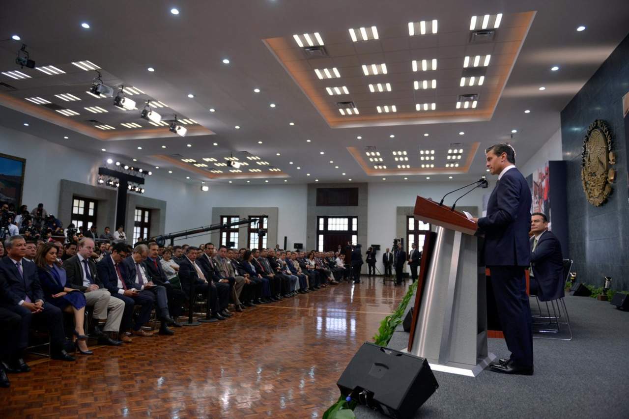 El presidente Enrique Peña Nieto se refirió a las recientes detenciones de exgobernadores. (TWITTER)