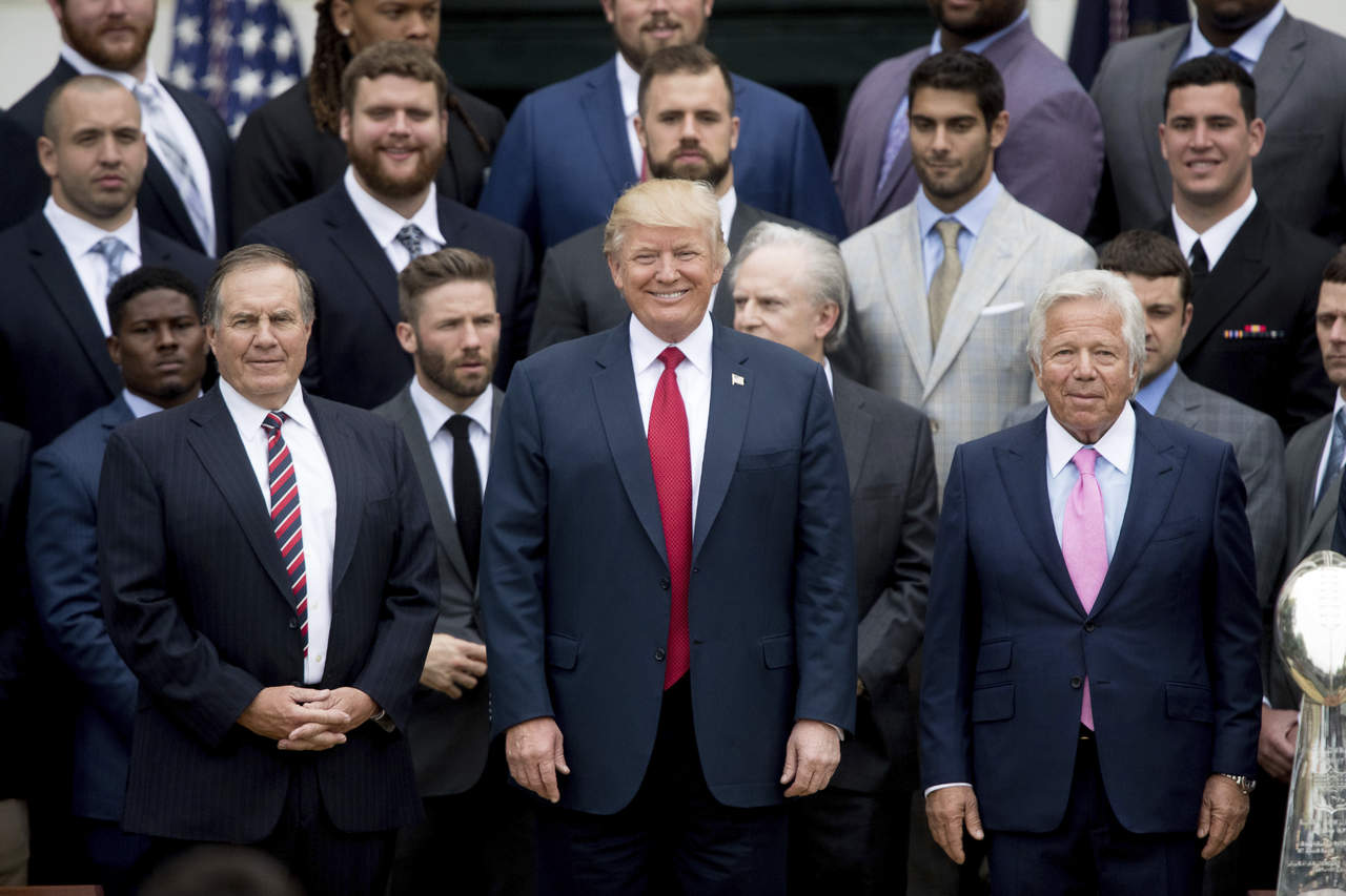 Patriotas, sin Brady, visitan la Casa Blanca