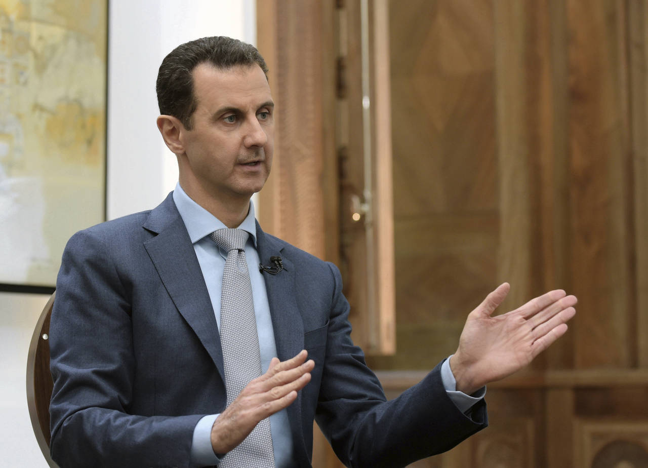 Lo niega. El presidente sirio niega su implicación en el ataque químico que dejó 87 muertos. 