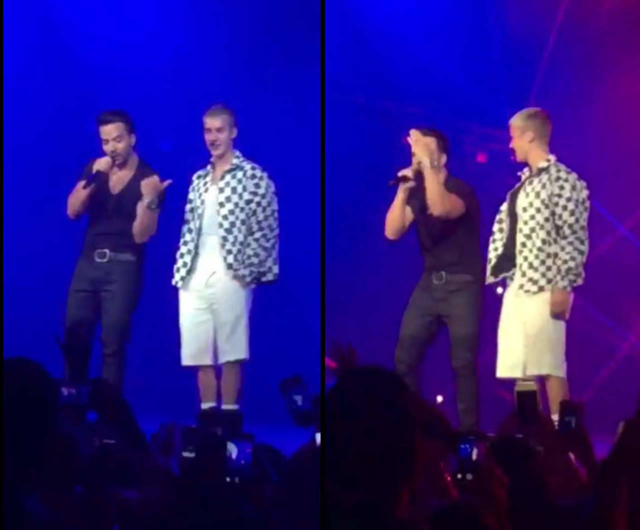 Bieber y Luis Fonsi cantan en Puerto Rico
