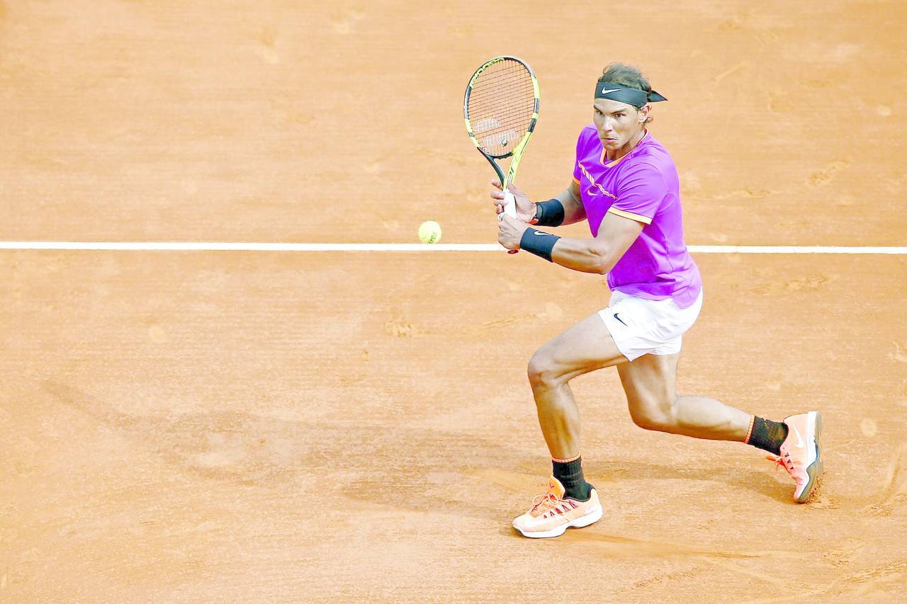 Rafael Nadal derrotó 6-0, 5-7, 6-3 a Kyle Edmund en segunda ronda del Masters de Montecarlo. (Cortesía Falcons)