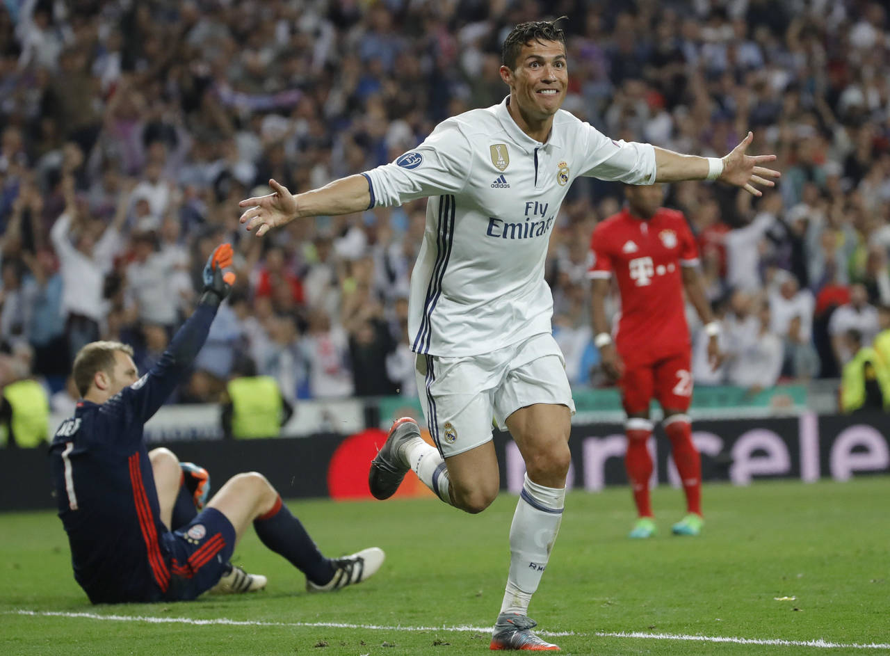 Cristiano Ronaldo marcó cinco de los seis goles del Real Madrid en el duelo de cuartos de final de la Champions ante Bayern Múnich. Ronaldo brilla en la Champions League