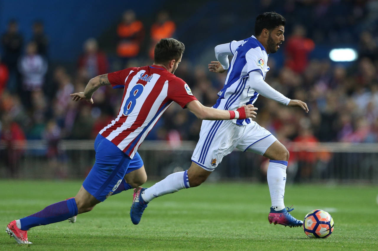 Carlos Vela quiere que la Real Sociedad finalice en quinto o sexto lugar de la clasificación para poder jugar la Europa League. Vela se enfoca en que la Real juegue la Europa League