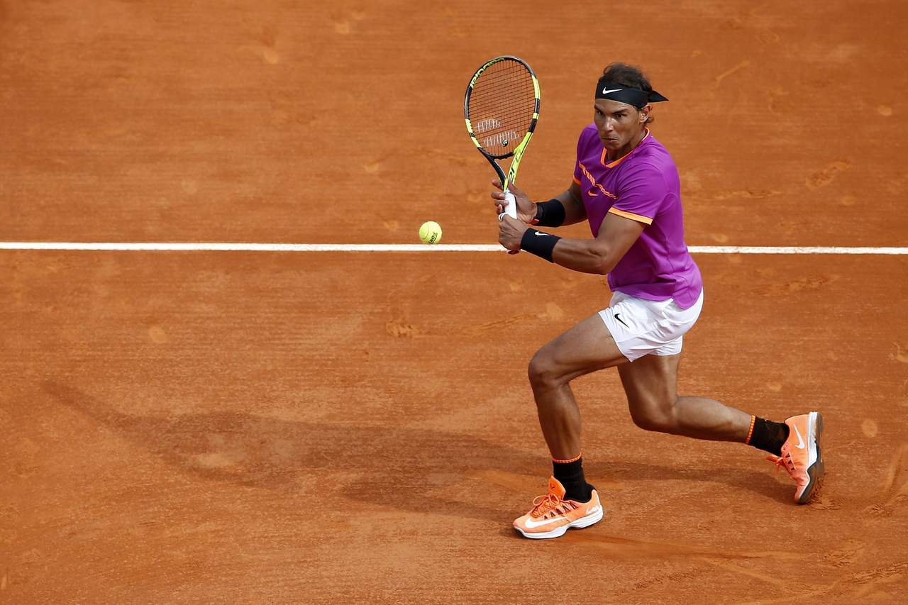 Rafael Nadal derrotó 6-0, 5-7, 6-3 a Kyle Edmund en segunda ronda del Masters de Montecarlo. (AP)
