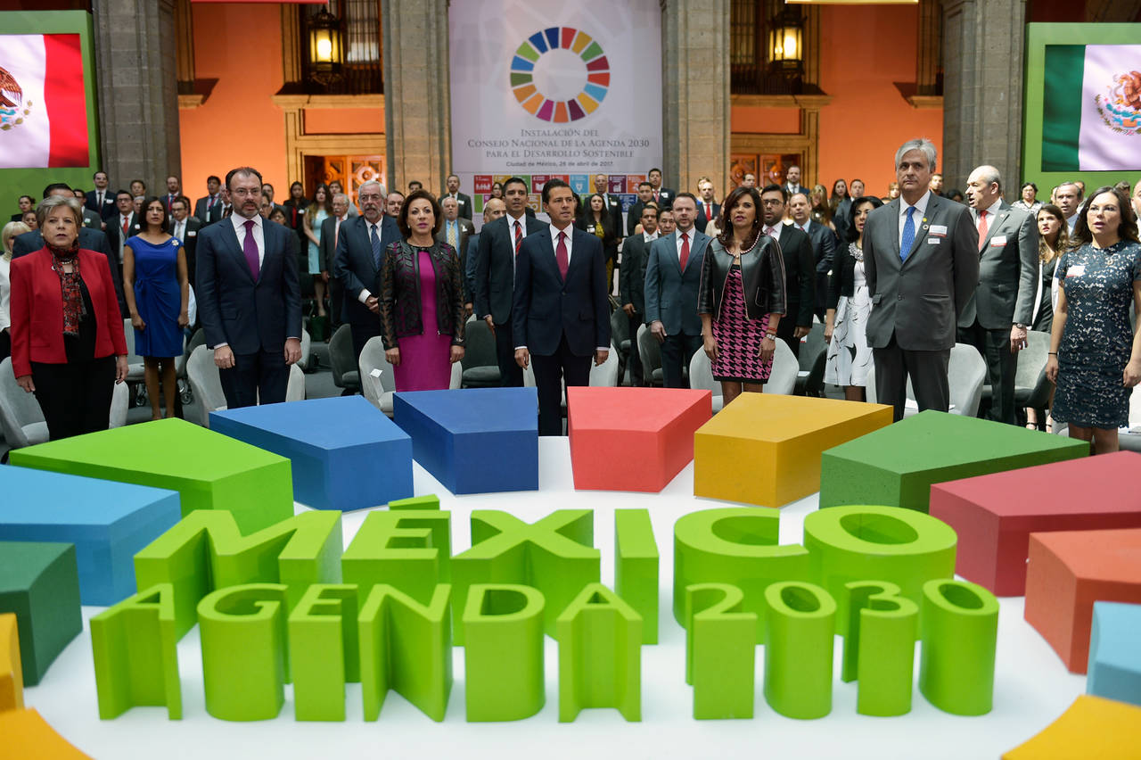 Plan. El presidente Peña Nieto encabezó la instalación del Consejo Nacional de la Agenda 2030.