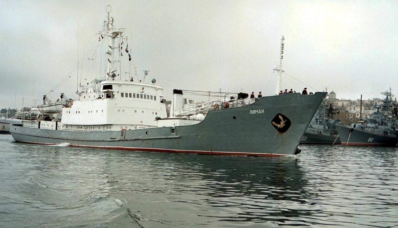 La autoridad costera turca dijo que los 78 tripulantes de la fragata Liman estaban a salvo. (EFE)