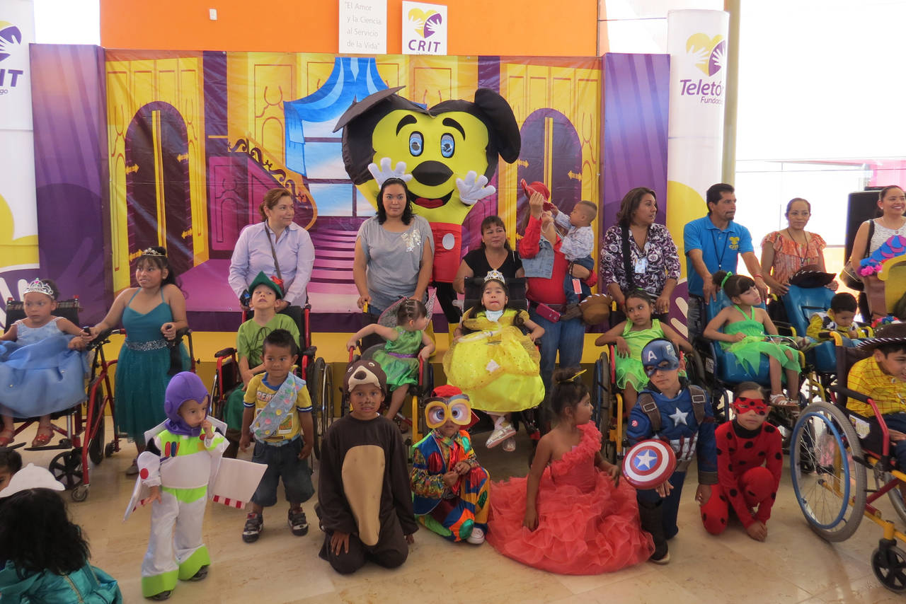 Celebración. Los pacientes del Centro de Rehabilitación Infantil Teletón (CRIT) celebran el Día del Niño con diferentes actividades. (EL SIGLO DE TORREÓN)