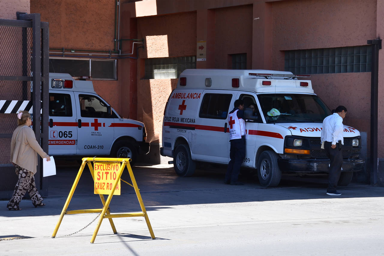 A tiempo. La bebé pudo ser llevada aún con vida hasta el hospital de la Cruz Roja Torreón.