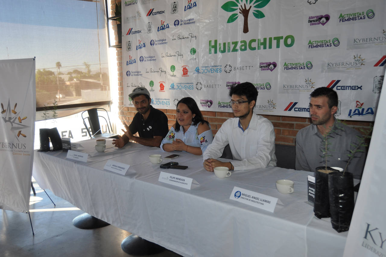 Reforestación. Asociaciones y jóvenes se unen para lanzar el proyecto llamado Huizachito. (GUADALUPE MIRANDA)