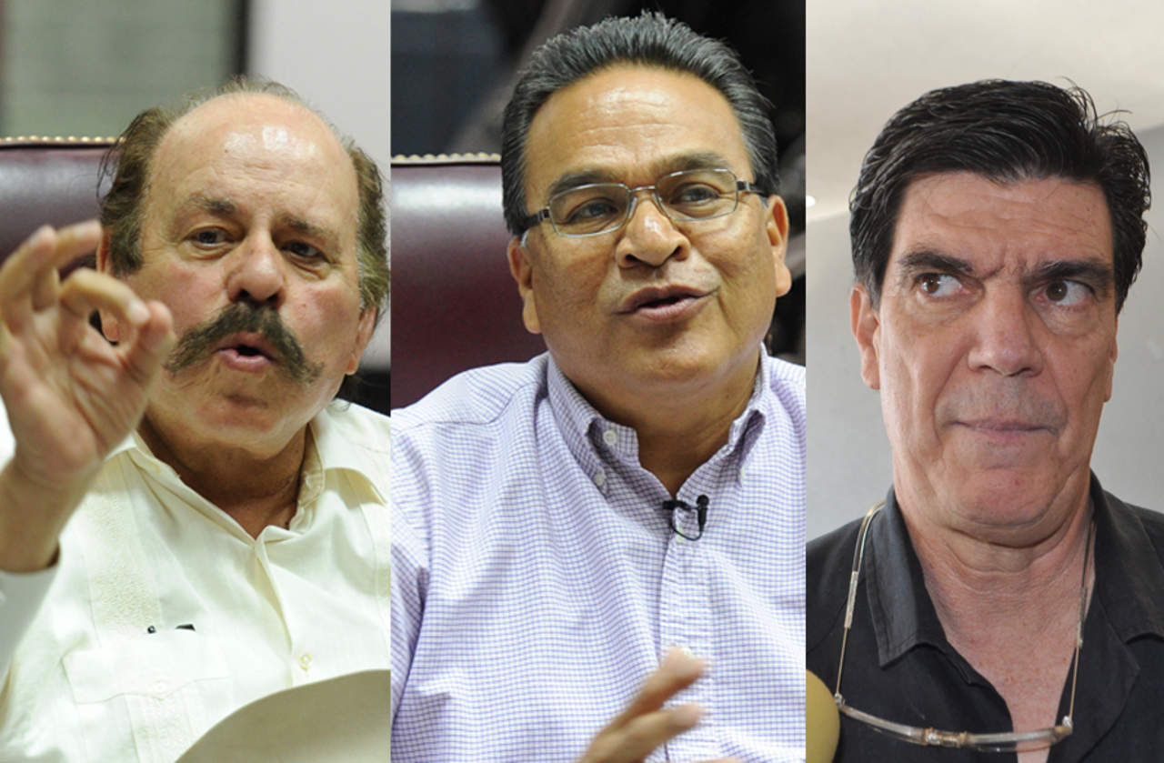 Durante el actual proceso electoral, Guadiana, Pérez y en menor medida Guerrero, se han enfocado en señalar los actos de corrupción del PRI y PAN, a quienes consideran 'lo mismo'. (ARCHIVO)