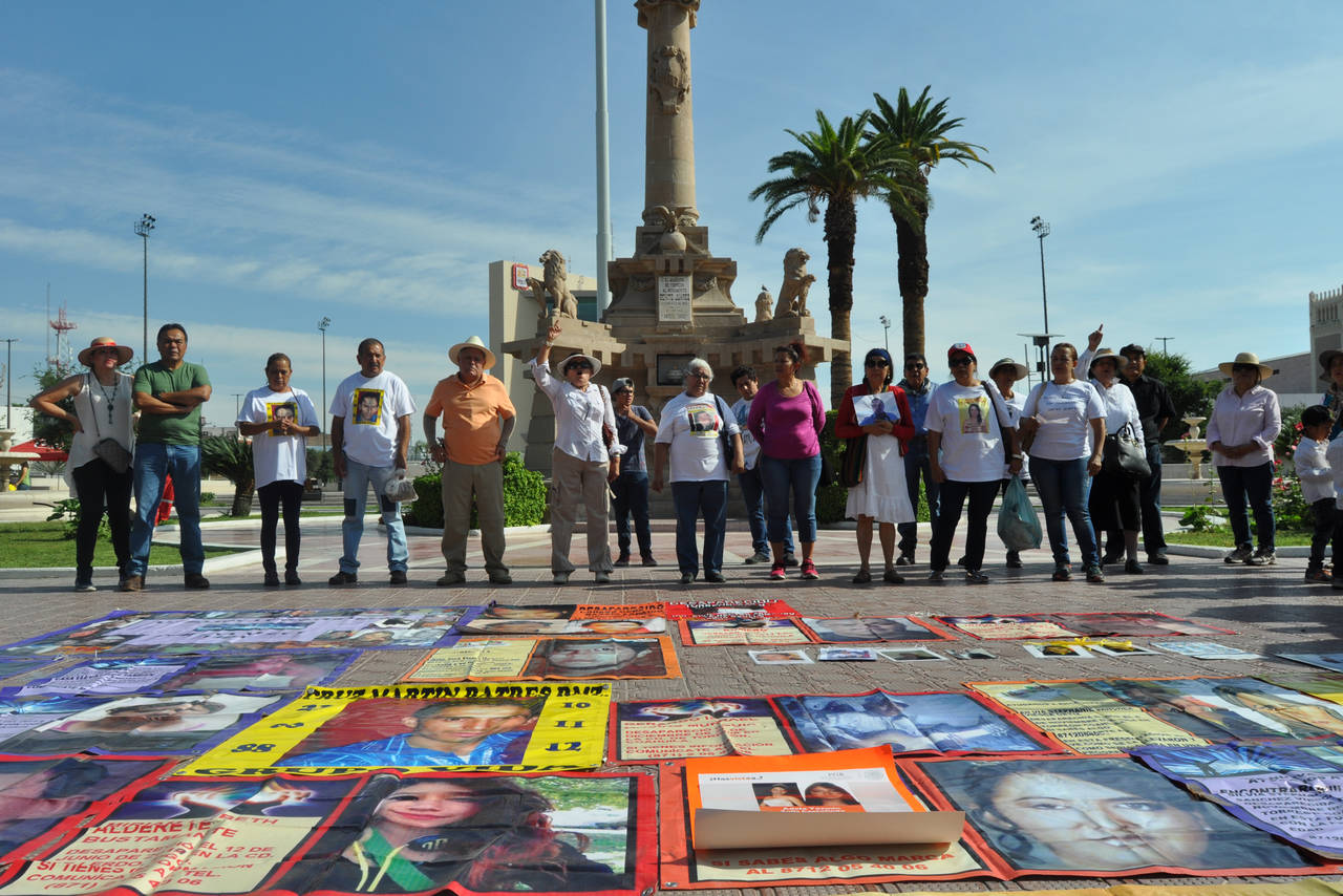 Marcha. Grupo Vida y Fuundec se unen para 'tomar' las calles en el Día de la Madre para exigir con vida a sus hijos desaparecidos. (GUADALUPE MIRANDA)