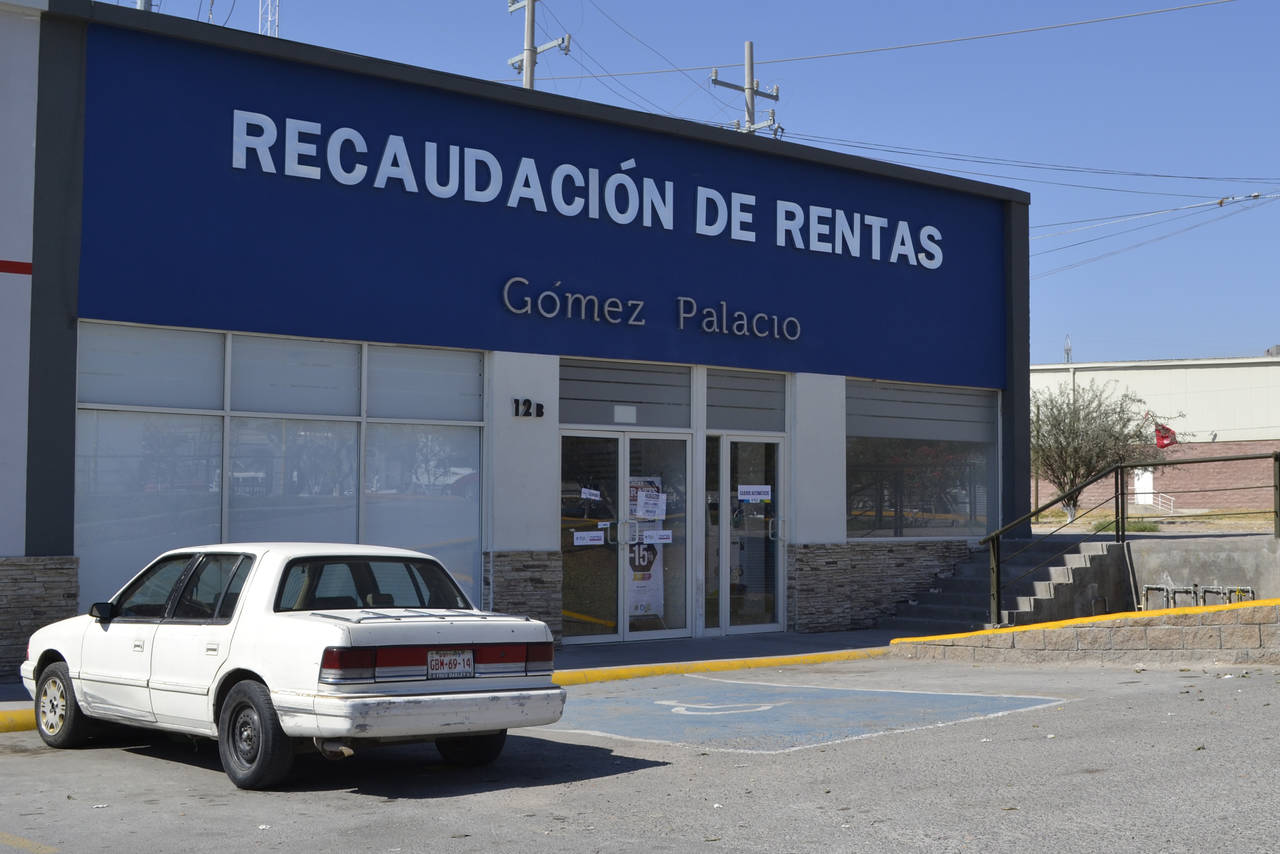 Respuesta. Contribuyentes han respondido favorablemente a la actualización de placas en el municipio de Gómez Palacio. (EL SIGLO DE TORREÓN)