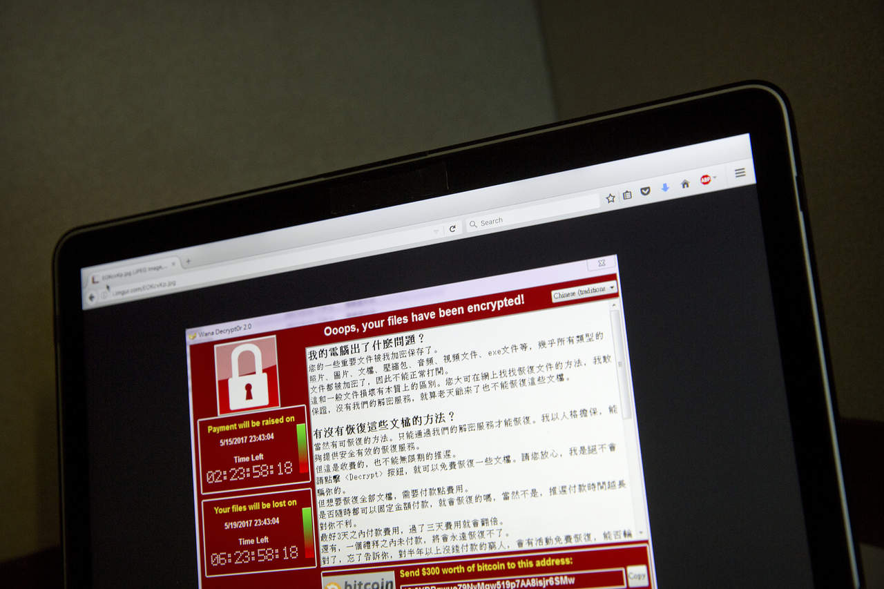 Se estima que el ataque realizado a través de “WannaCry” afectó al menos a 74 países. (AP)