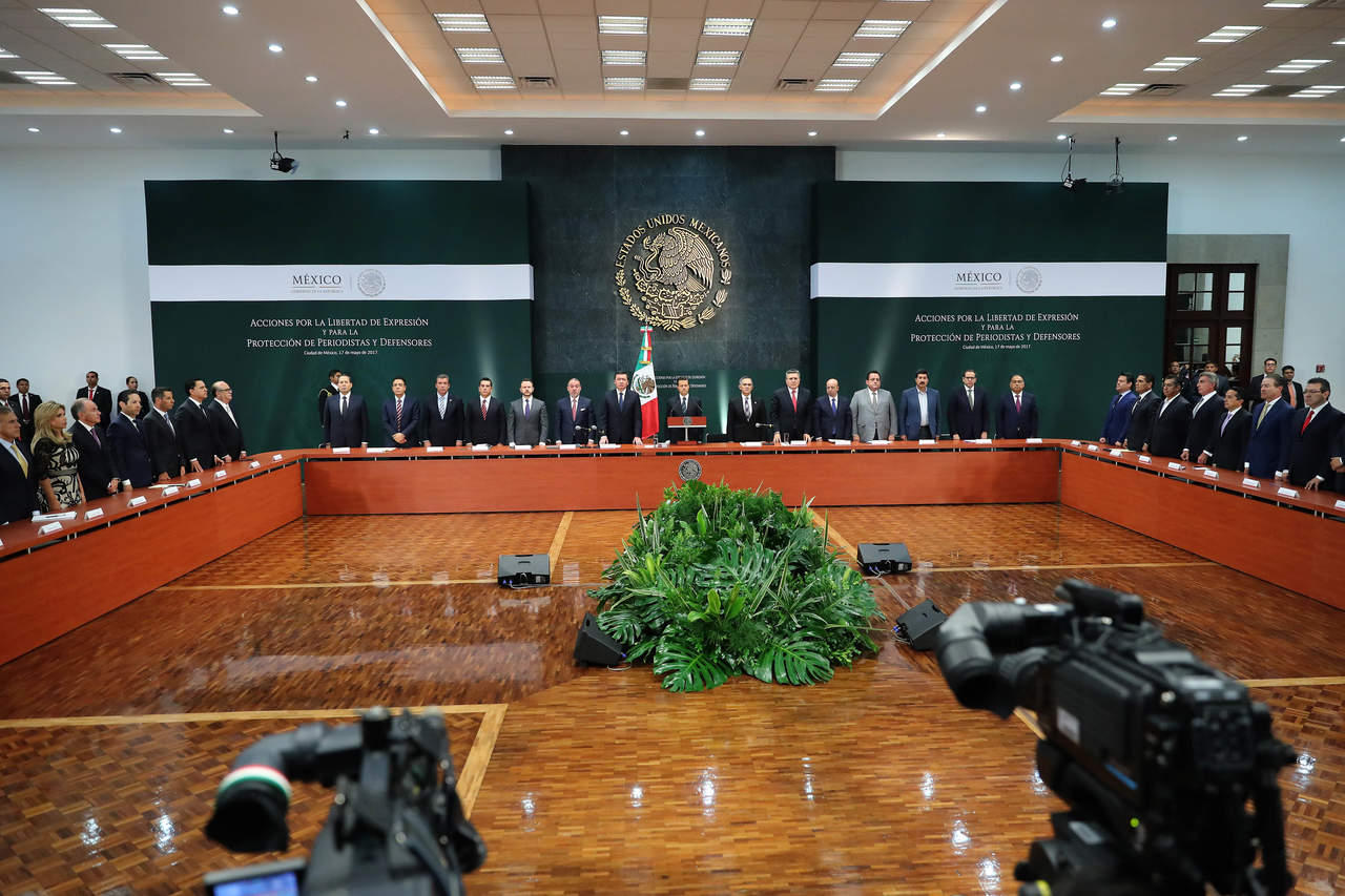 Peña Nieto se reunió con los gobernadores del país. (EL UNIVERSAL) 