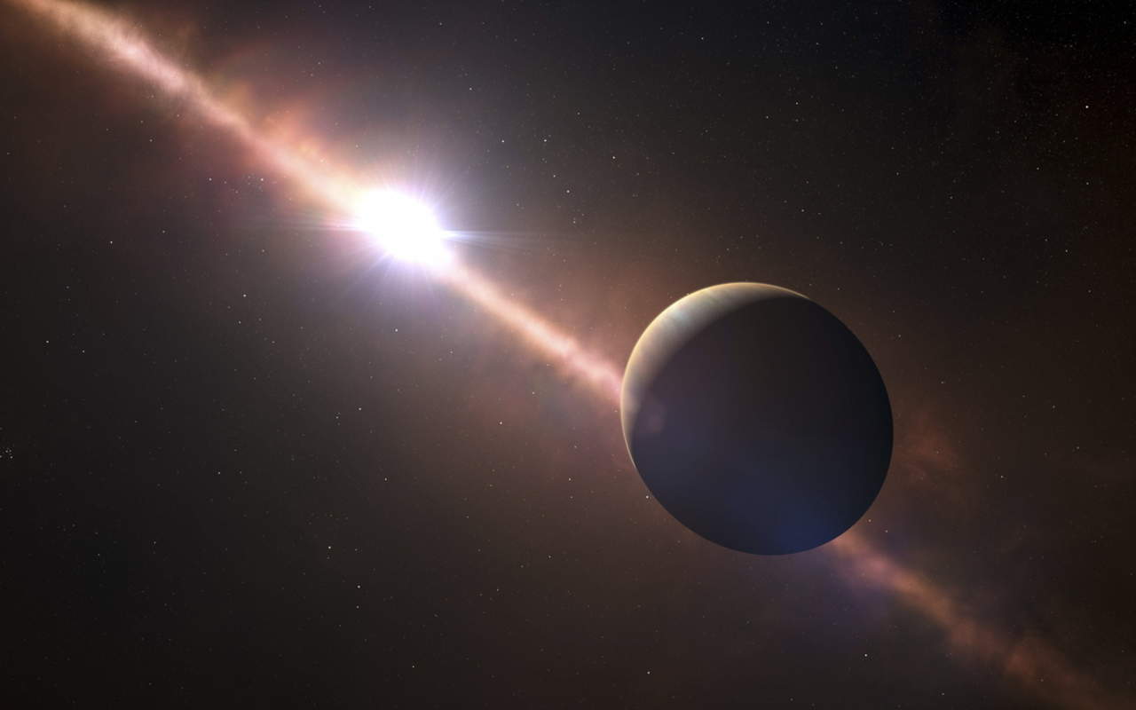 Los planetas se forman en el plano medio de discos de partículas de gas y de polvo que rodean a estrellas jóvenes y, hasta ahora, los astrónomos no habían podido observar este plano medio debido a la opacidad de los gases. (ARCHIVO)