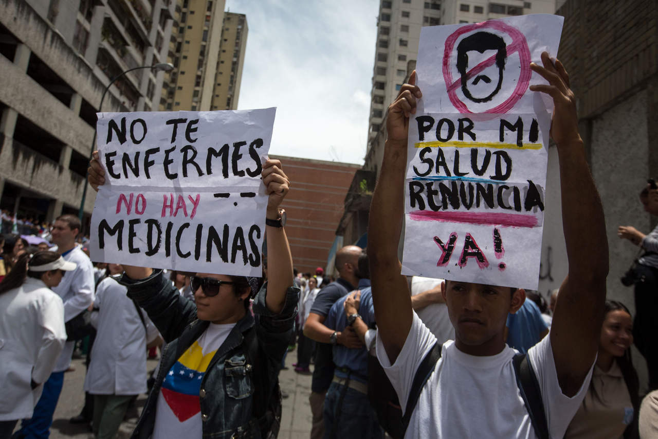 Convoca oposición de Venezuela a marchar al gremio médico