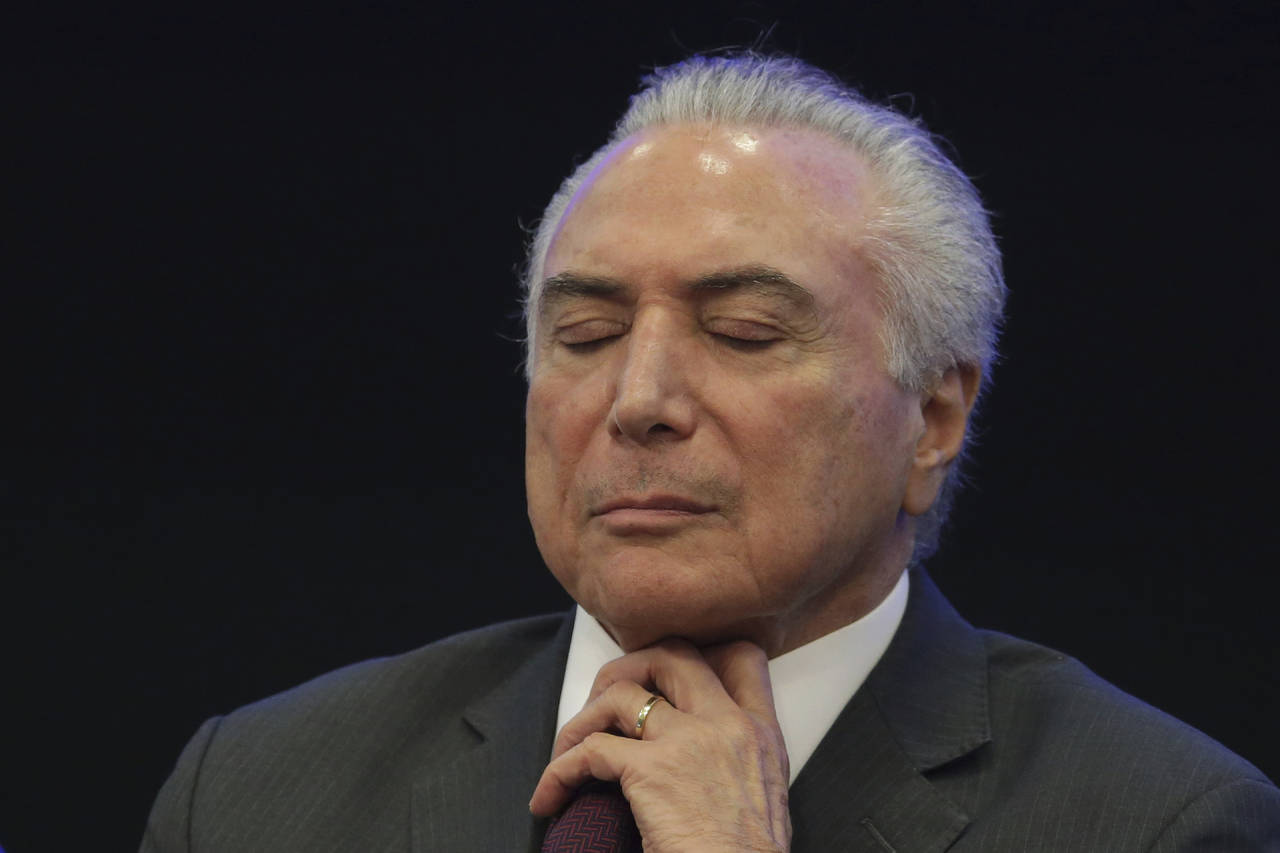 Mandato. Temer asumió las riendas del país hace un año, al ser destituida Rousseff. 